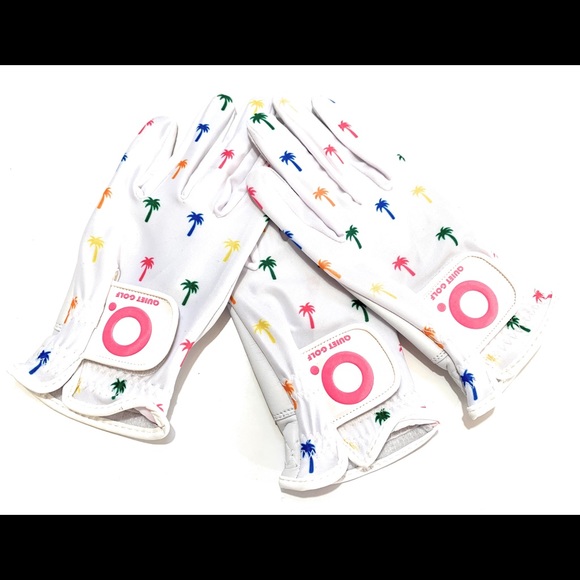 Quiet Golf Ladies Palm Tree Golf Glove - Picture 2 of 4